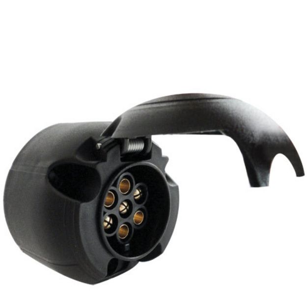 Picture of 7 Pin Plastic Socket